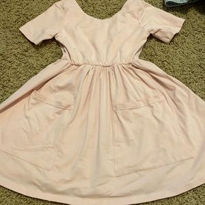 Light pink swing dress. Size 5/6.